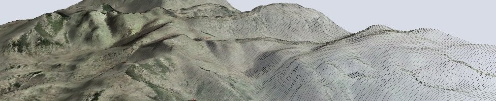 Langdale landscape model