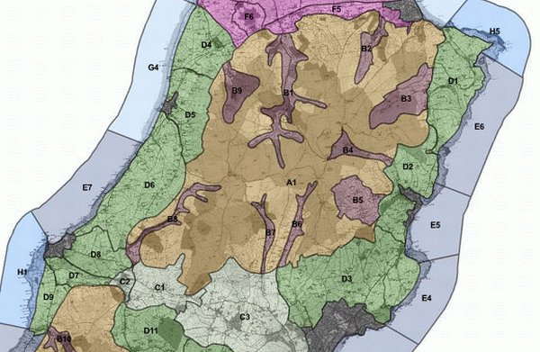Extract of Landscape Character Areas